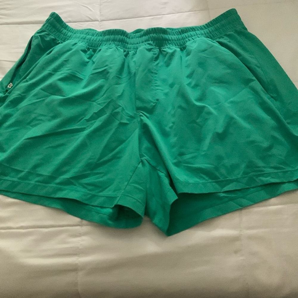 Lululemon 5” green shorts. Men’s XL